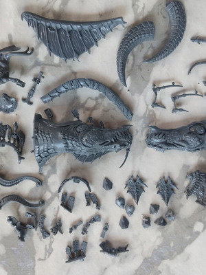 Seraphon Skink Oracle On Troglodon Warhammer parts used