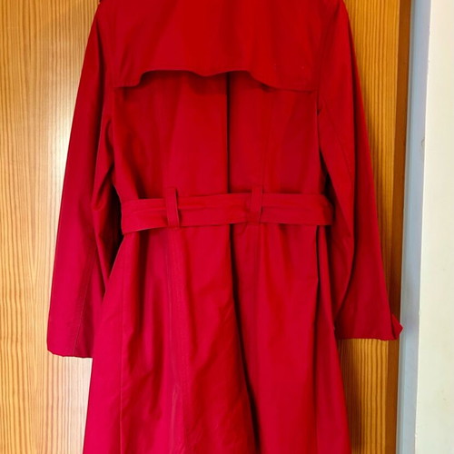 Nautica women's trench coat Large red like new