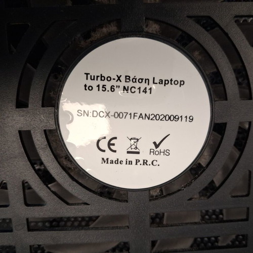 Turbo-X laptop cooling pad NC141 used, for repair or spare parts