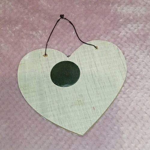 Easter decoration handmade wooden heart-shaped new