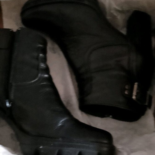 Alpe leather ankle boots size 37 used, black, anatomical