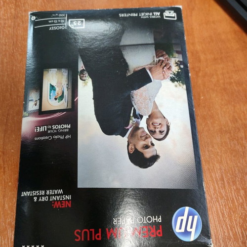 HP photo paper 10x15 like new, 56 sheets