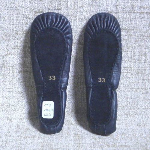Soft Leather Sheddo Ballet Shoes size 33 new, black