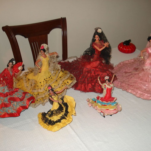 Spaniola dolls used, pack of 6 pieces