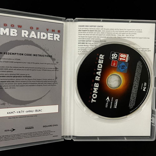 Shadow of the Tomb Raider PC DVD-ROM game, Square Enix