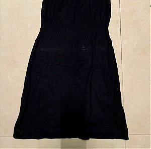 Μαύρο φόρεμα στραπλες χειμωνιατικο