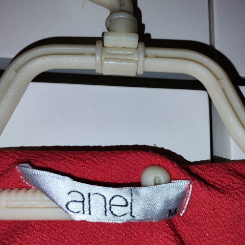 Anel women's spring summer suit like new, red, harem pants