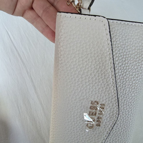 Guess Brenton wallet, ice/cream color, 18x10 cm