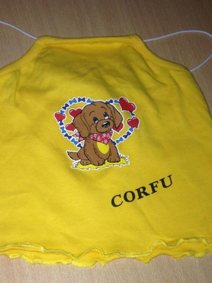 Corfu shirt and pareo set yellow new size 6