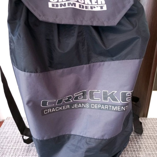 Backpack like new, black and gray, foldable for travel