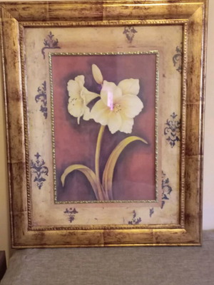 Price drop!! Large frame with antique frame.