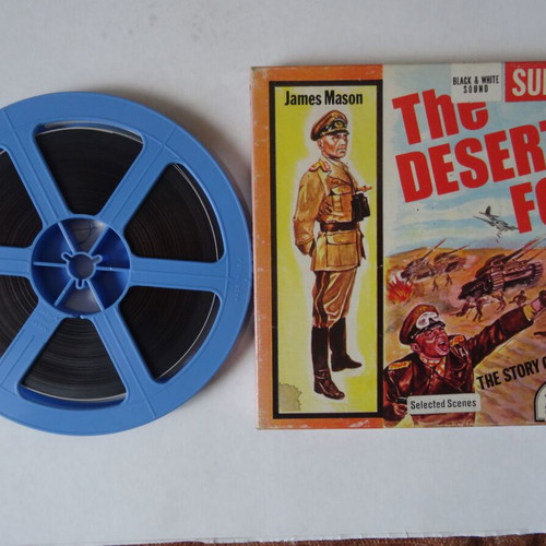 The Desert Fox Super 8mm film like new, black and white, sound