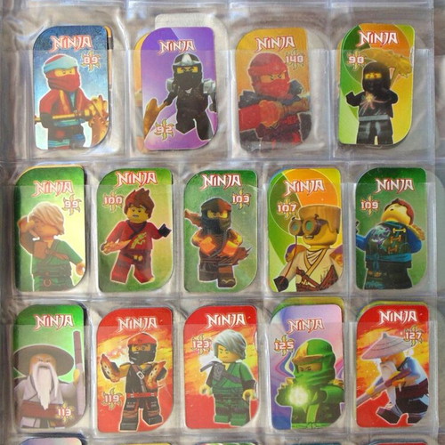 NINJA metal tag album, all glossy/foil, lot 149