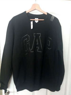 GAP sport sweater new, size L, black