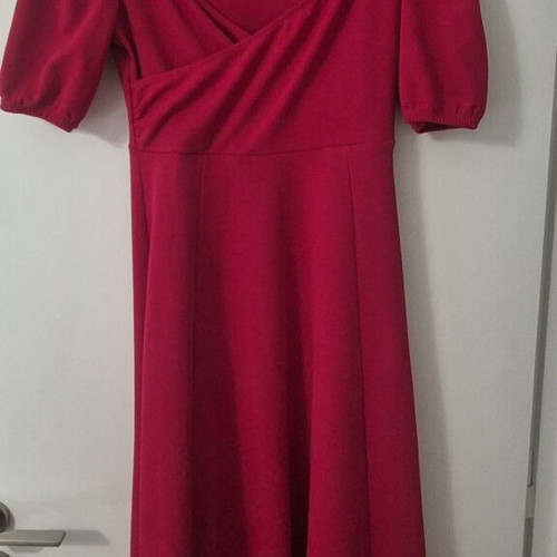 Midi dress Boohoo new, red, size M