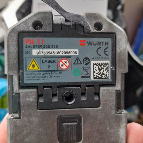 Wurth PLL 11 self-leveling laser point level used