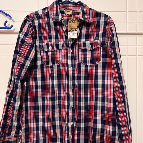 Lee Cooper Men's Checked Shirt Small New With Tags