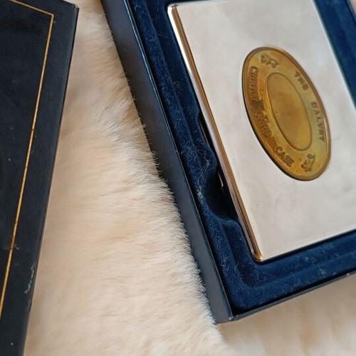 Dalvey Vintage Cardholder New, Silver and Gold, 6 Cards