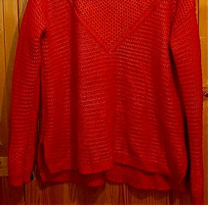 H&M knit T shirt long sleeve oversized S