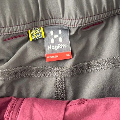 Haglöfs Lite Slim Pant Women, aubergine and magnetite