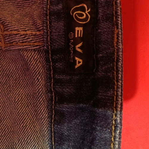 Eva crop low-rise jeans size M like new, blue