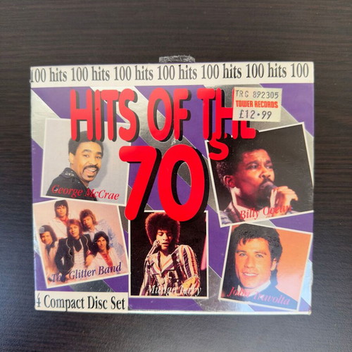 Hits of the 70s 4 CD set like new, pop