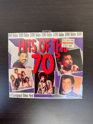 Hits of the 70s 4 CD set like new, pop