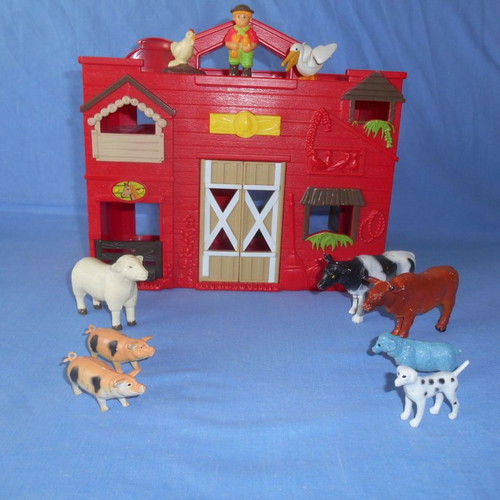 Farm with animals used, Red Box