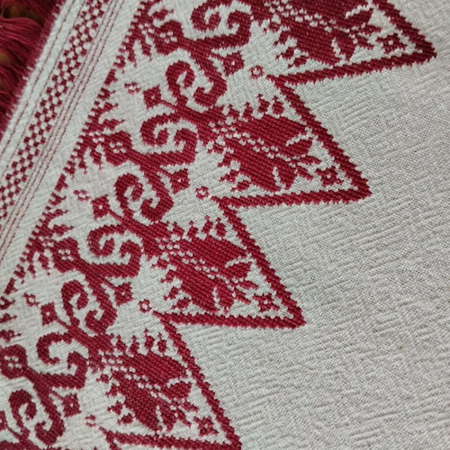 Table runner in koukoulari new, solid color 60x39 cm