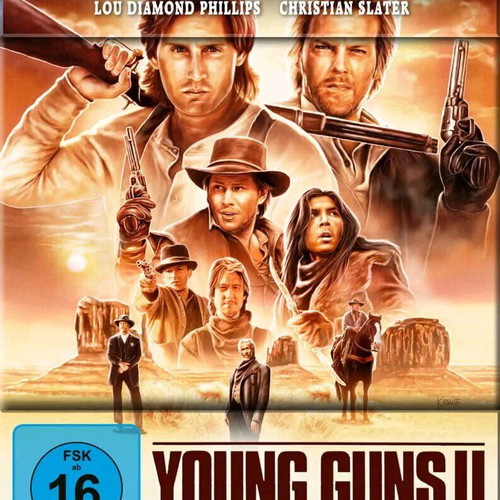 Young Guns II Blaze of Glory Limited Steelbook Edition Blu-ray new