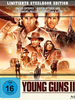 Young Guns II Blaze of Glory Limited Steelbook Edition Blu-ray new
