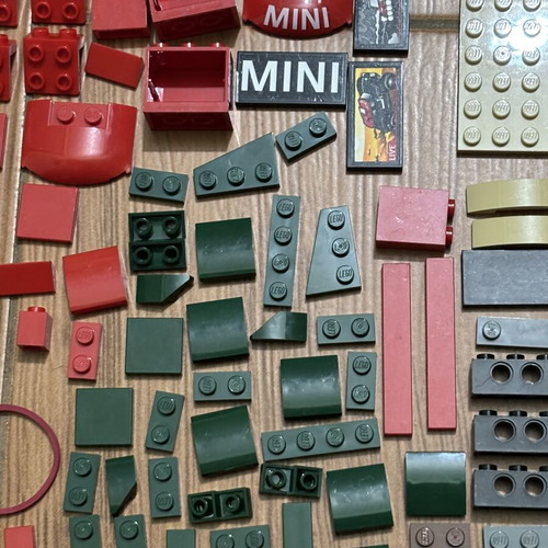 Lego parts from 1967 Mini Cooper S Rally and 2018 MINI John Cooper Works Buggy, like new, approx. 210 pieces