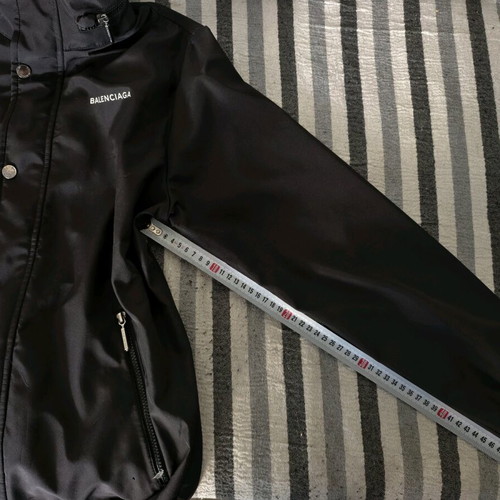 Balenciaga men's windbreaker jacket like new, black, sizes M-L