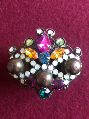 Artwear Dimitriadis baroque multicolored ring