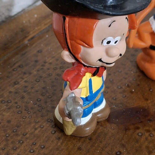 Boule & Bill figure set used, vintage 1985, 2 pieces