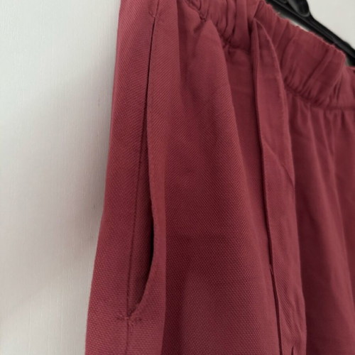 Pull & Bear wide-leg pants burgundy like new, size M