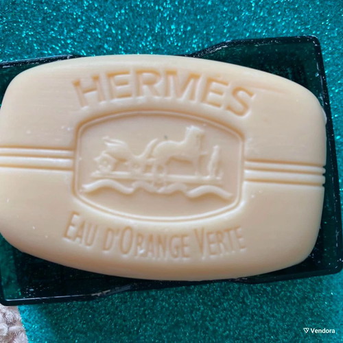 Hermes soap with travel case new