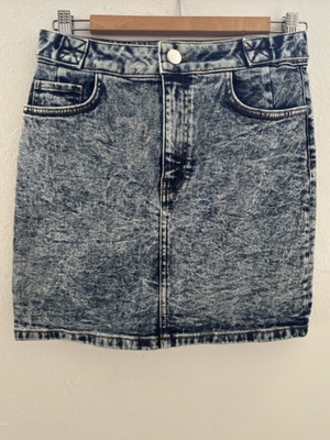 Denim mini skirt ASOS like new, blue, size S, vintage style