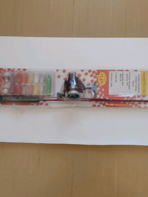 Καλάμι ψαρέματος καινούργιο με δολώματα