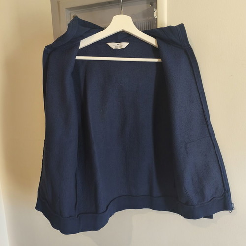 H&M zip-through hoodie for kids, blue, size 146/152 cm