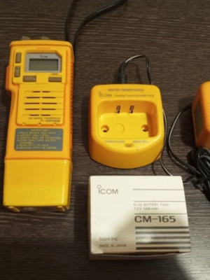 ICOM IC-GM 1500 E GMDSS Survival Craft 2-δρομος ναυτικός VHF με επιπλέον κεραία και μπαταρία