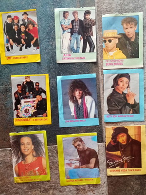 Collectible Music Identities Set of 9 from KATERINA Magazine 1990-1991, like new