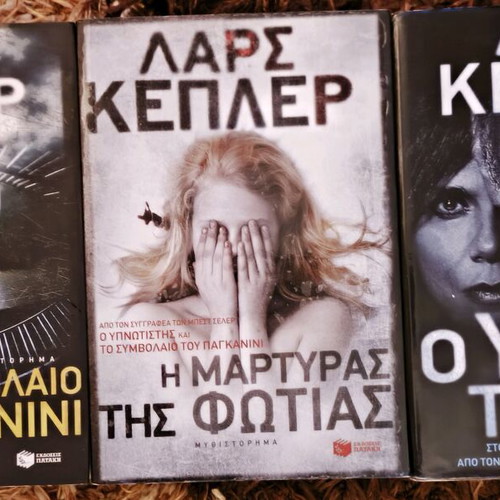 Lars Kepler books like new, set of 3