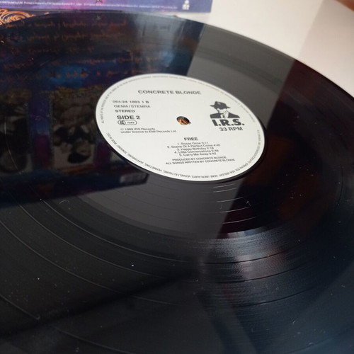 Concrete Blonde Free vinyl LP album 1989 near mint condition