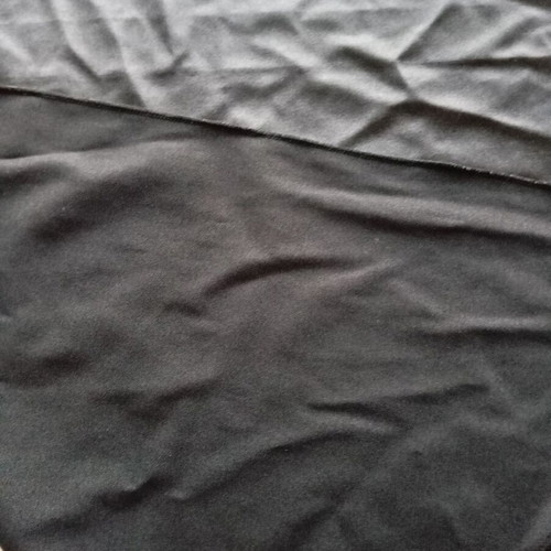 Pareo black, shiny and elastic, like new
