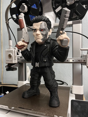 Συλλεκτική φιγούρα Terminator Chibi Style καινούργια, υψηλής λεπτομέρειας 3D εκτύπωση