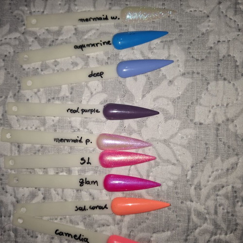 Semipermanent nail polish various brands like new