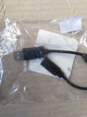 Xbox 360 USB Cable End for Wired Controller new, black