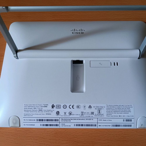 Cisco Telepresence Touch 10 tablet like new