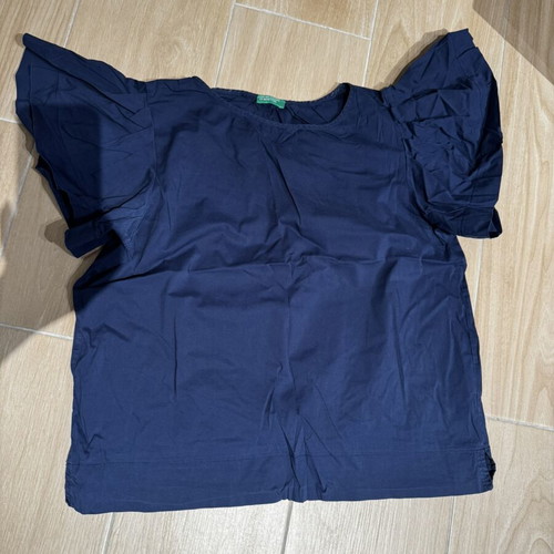 Benetton women's blouse used, size S, blue